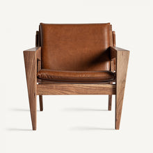 Load image into Gallery viewer, Acacia/Leather Armchair