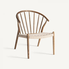 Laden Sie das Bild in den Galerie-Viewer, Oak nordic lounge chair