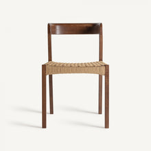 Load image into Gallery viewer, Brown scandi dining chair