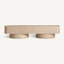 Cargar imagen en el visor de la galería, Cream Oak Tv Stand