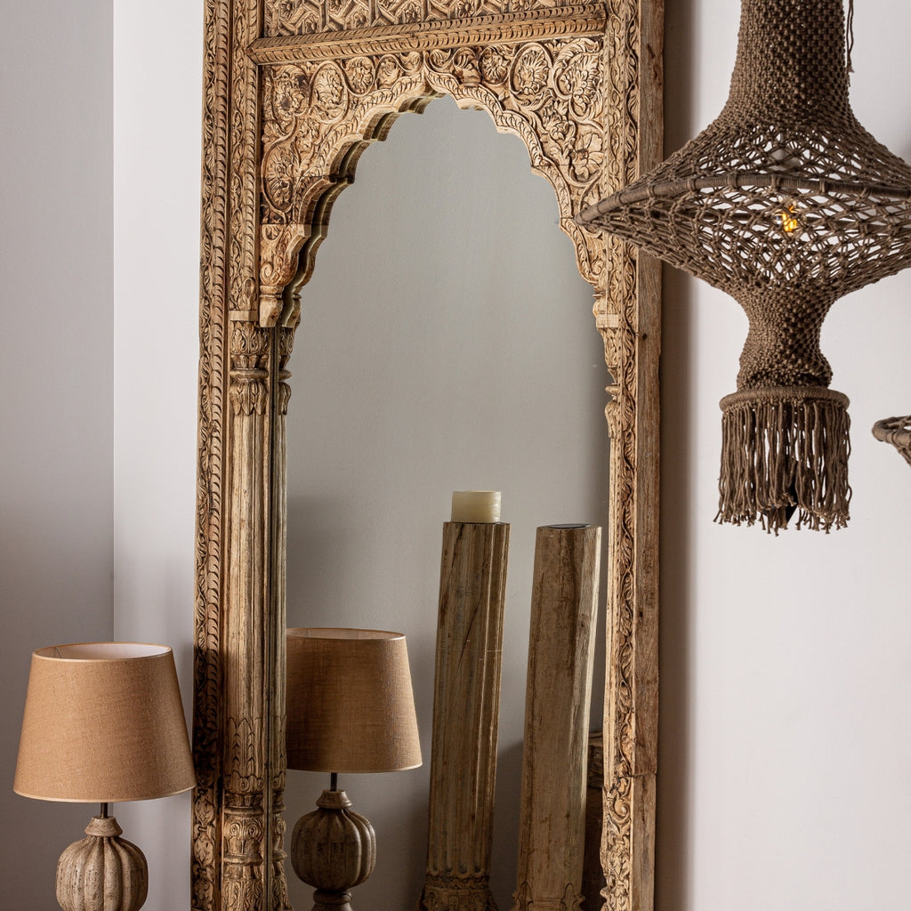 TEAK MIRROR