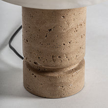 Load image into Gallery viewer, TRAVERTINE TABLE LAMP