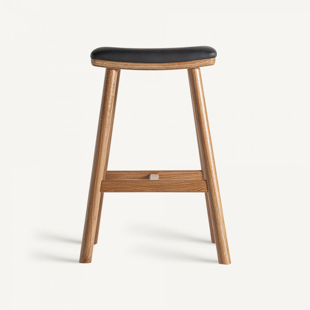 Oak wood counter stools