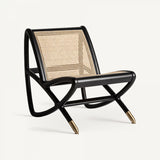 Ash wood armchair