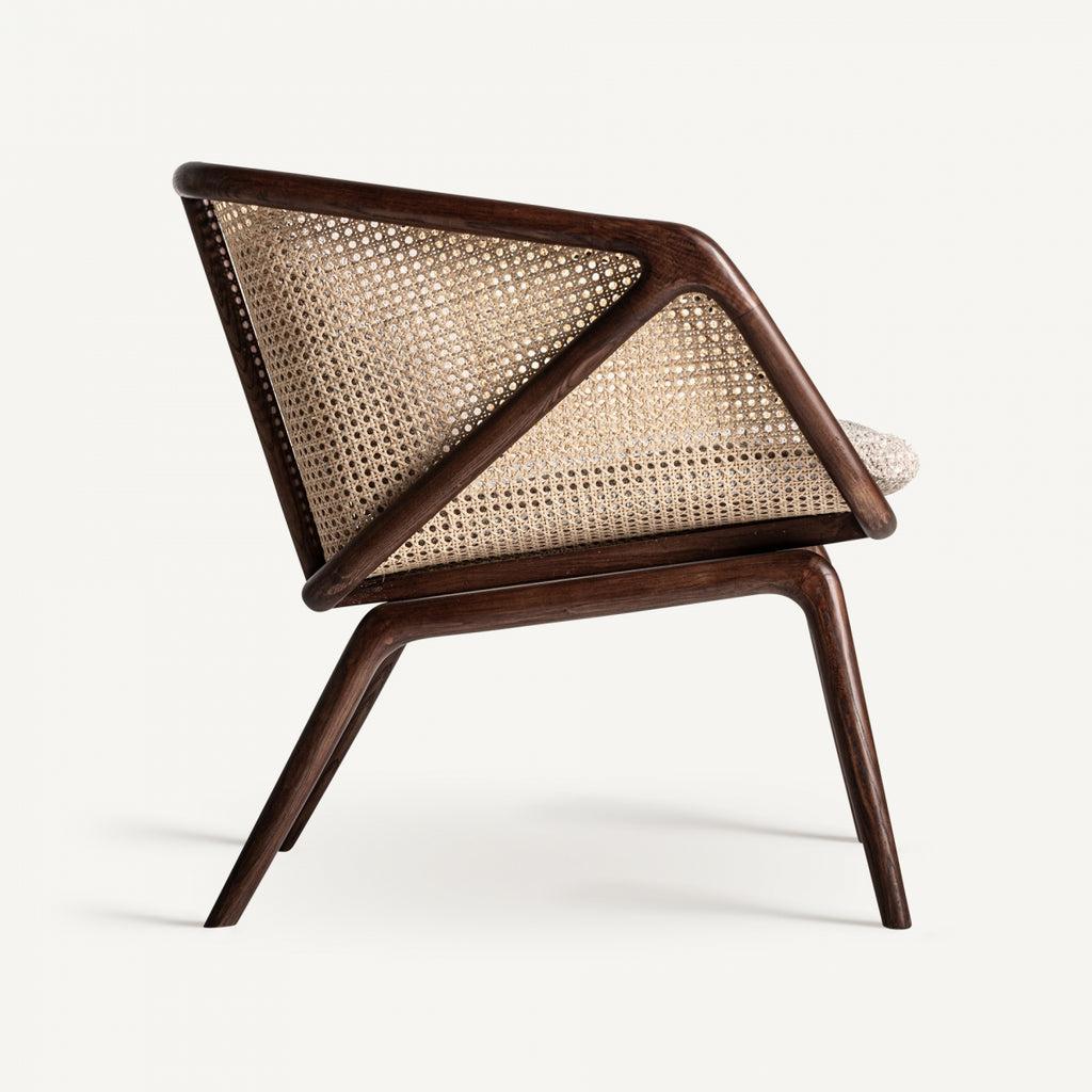 Ash wood armchair