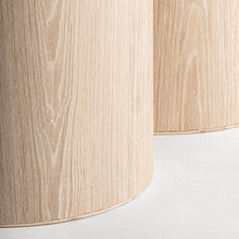 Cargar imagen en el visor de la galería, Cream Oak Wood Dining Table