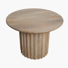 Load image into Gallery viewer, Bullnose side table natural 55 cm