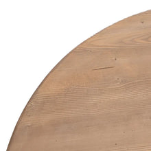 Cargar imagen en el visor de la galería, DINING TABLE ELM WOOD 120 X 120 X 76 CM