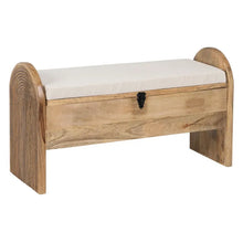 Load image into Gallery viewer, BENCH-CHEST WEAVE-WOOD 100 X 35 X 56 CM