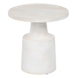 AUXILIARY TABLE WHITE MANGO WOOD ROOM 45 X 45 X 45 CM