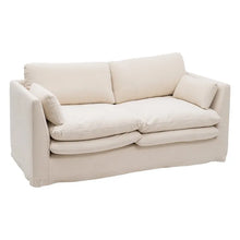 Load image into Gallery viewer, 2-SEATER SOFA BEIGE FABRIC 194 X 100 X 94 CM