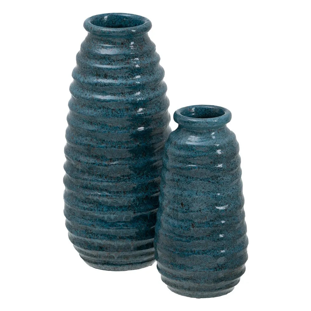 BLUE VASE CERAMICS 16 X 16 X 40 CM