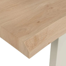 Load image into Gallery viewer, DINING TABLE NATURAL-CREAM MDF-METAL 180 X 90 X 75 CM