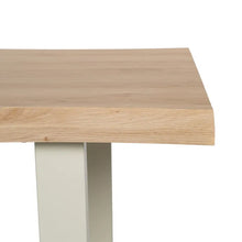 Load image into Gallery viewer, DINING TABLE NATURAL-CREAM MDF-METAL 160 X 90 X 75 CM