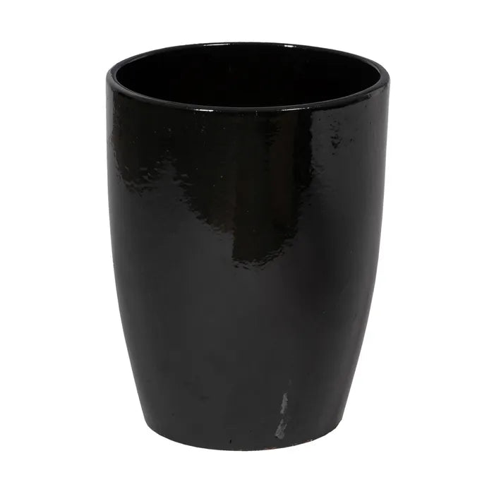 S/5 VASES BLACK CERAMIC DECORATION 56 X 56 X 70 CM