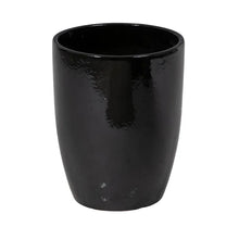 Load image into Gallery viewer, S/5 VASES BLACK CERAMIC DECORATION 56 X 56 X 70 CM