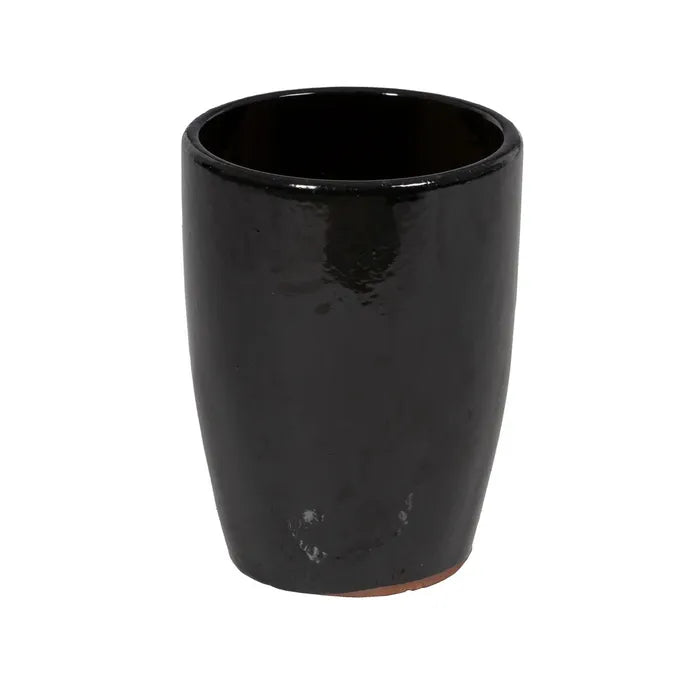 S/5 VASES BLACK CERAMIC DECORATION 56 X 56 X 70 CM