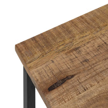 Load image into Gallery viewer, S/2 NATURAL WOOD-METAL COFFEE TABLE 60 X 60 X 42 CM