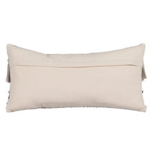 Load image into Gallery viewer, BEIGE-BLACK COTTON CUSHION 30 X 60 CM