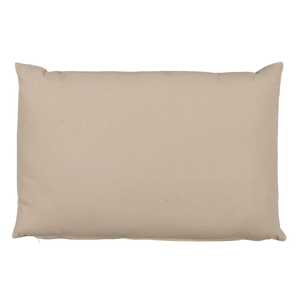 CUSHION GREY LINEN-COTTON  60 X 40 CM