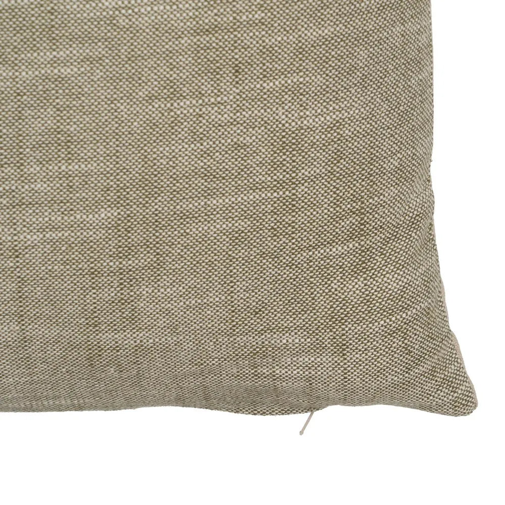 CUSHION GREY LINEN-COTTON  60 X 40 CM