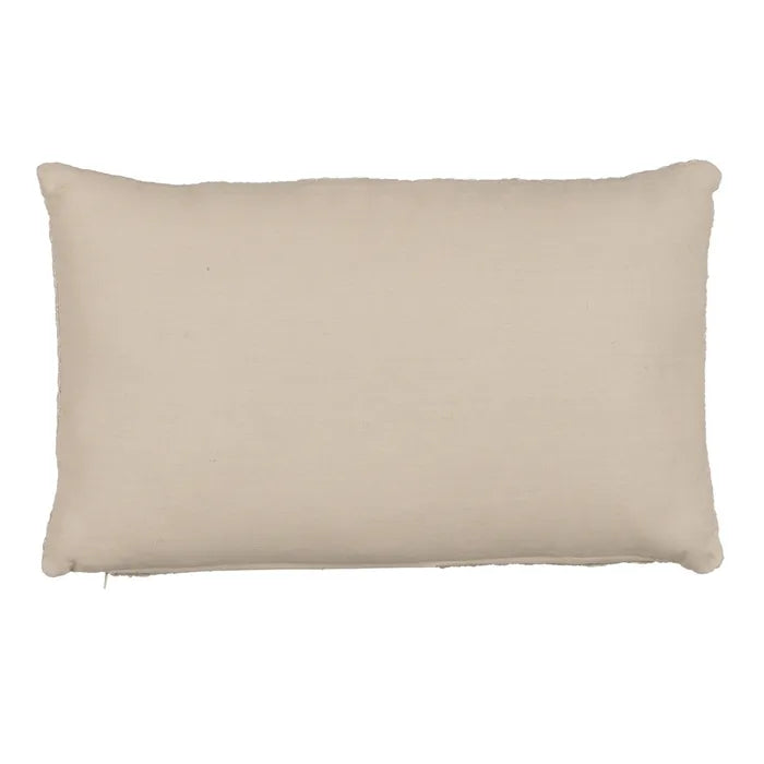 GREY LINEN-COTTON CUSHION 50 X 30 CM