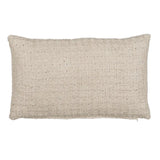 GREY LINEN-COTTON CUSHION 50 X 30 CM