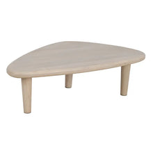 Cargar imagen en el visor de la galería, TABLE WHITE MANGO WOOD-MDF 110 X 64 X 34 CM