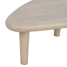 Cargar imagen en el visor de la galería, TABLE WHITE MANGO WOOD-MDF 110 X 64 X 34 CM