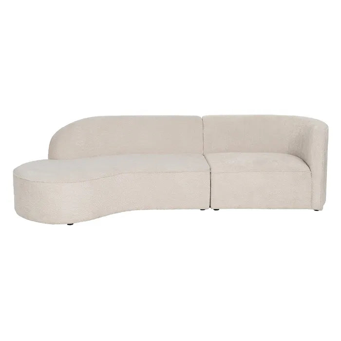 SOFA 2 PIECES BEIGE FABRIC ROOM 300 X 107 X 75 CM