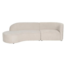 Load image into Gallery viewer, SOFA 2 PIECES BEIGE FABRIC ROOM 300 X 107 X 75 CM