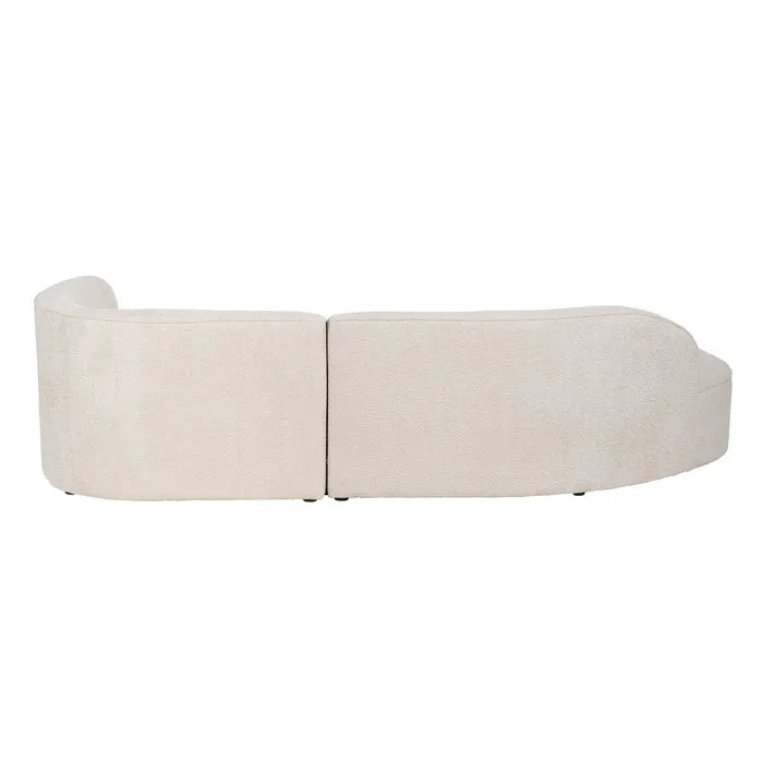 SOFA 2 PIECES BEIGE FABRIC ROOM 300 X 107 X 75 CM