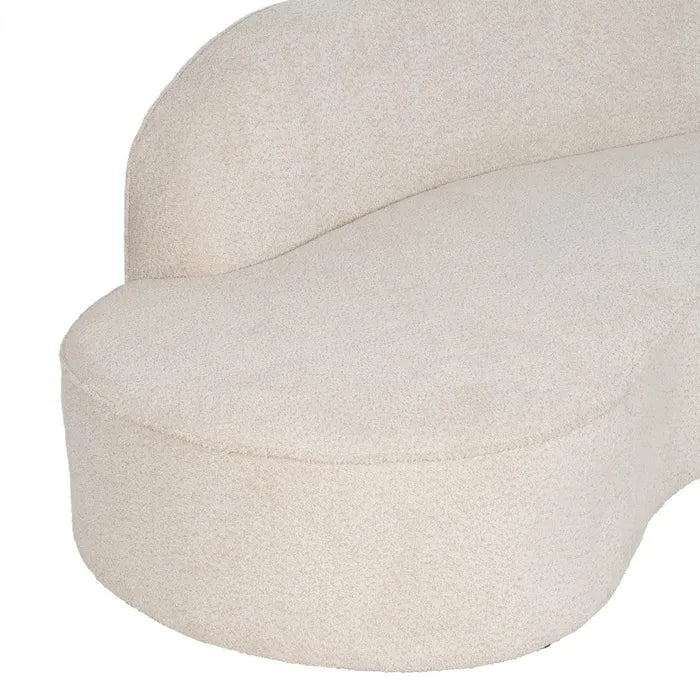 SOFA 2 PIECES BEIGE FABRIC ROOM 300 X 107 X 75 CM