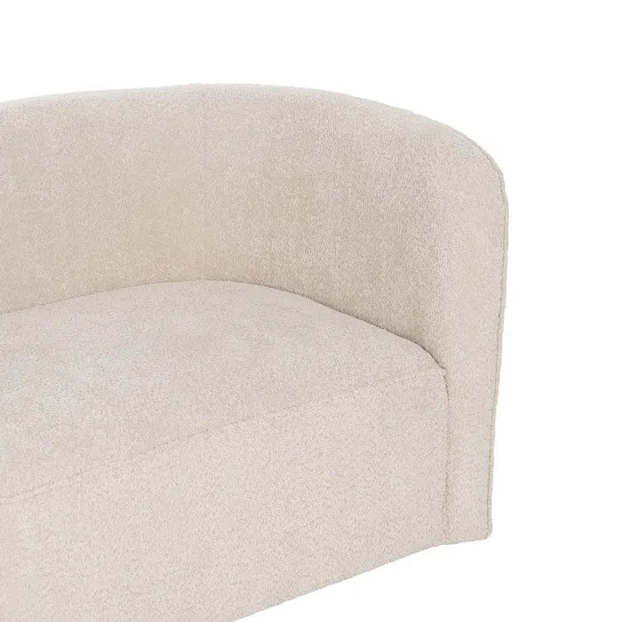 SOFA 2 PIECES BEIGE FABRIC ROOM 300 X 107 X 75 CM