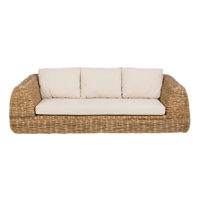 NATURAL RATTAN SOFA 215 X 105 X 63 CM