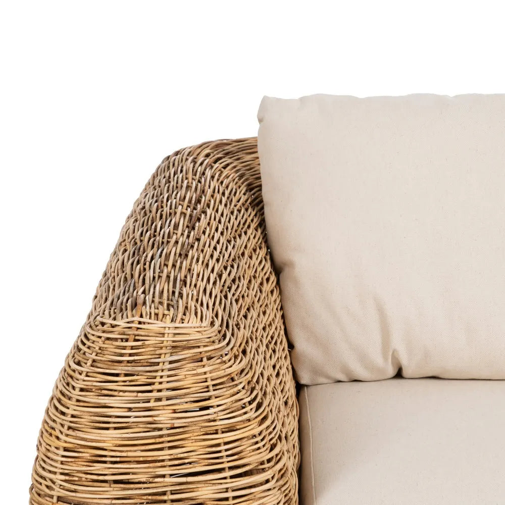 NATURAL RATTAN SOFA 215 X 105 X 63 CM