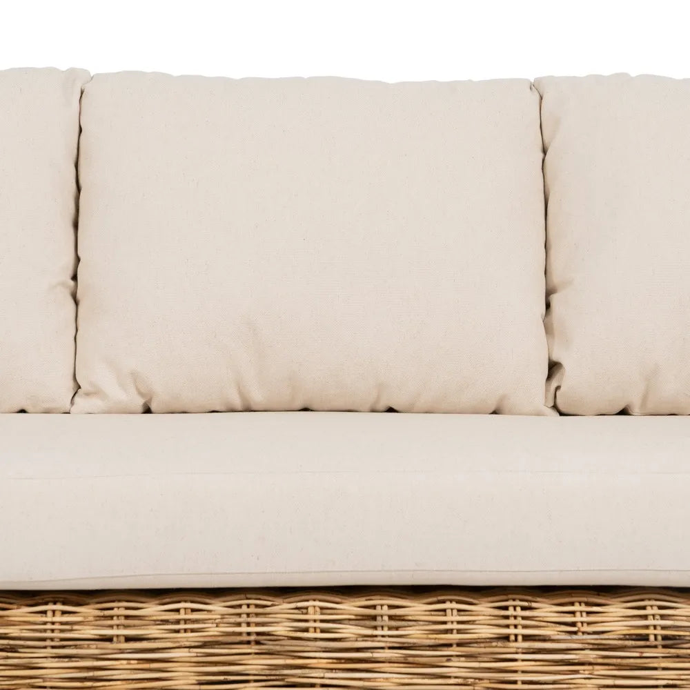 NATURAL RATTAN SOFA 215 X 105 X 63 CM