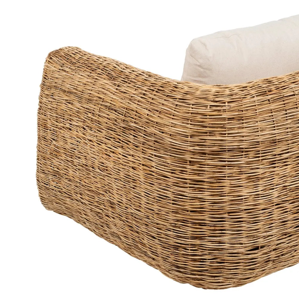 NATURAL RATTAN SOFA 215 X 105 X 63 CM