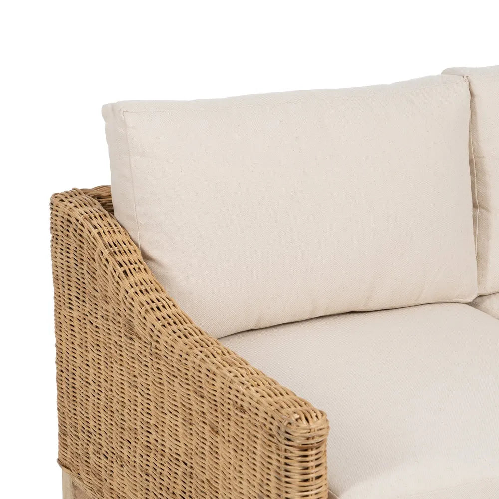 NATURAL FIBER SOFA  141 X 86 X 62 CM