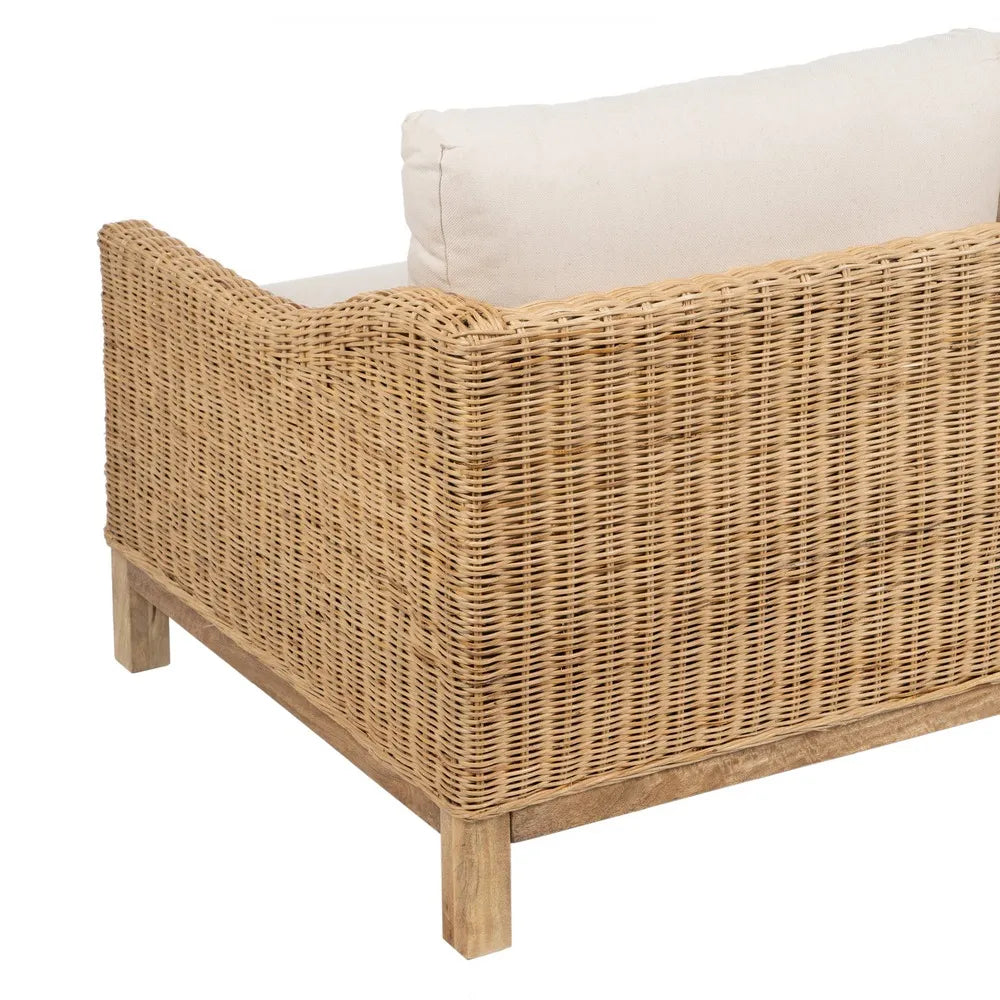 NATURAL FIBER SOFA  141 X 86 X 62 CM