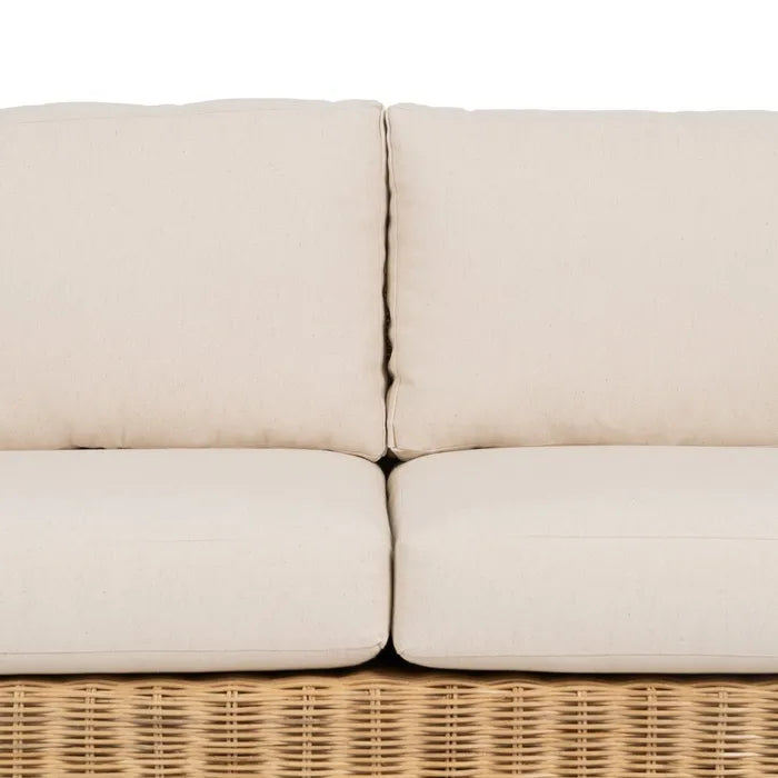 NATURAL FIBER SOFA 180 X 86 X 62 CM