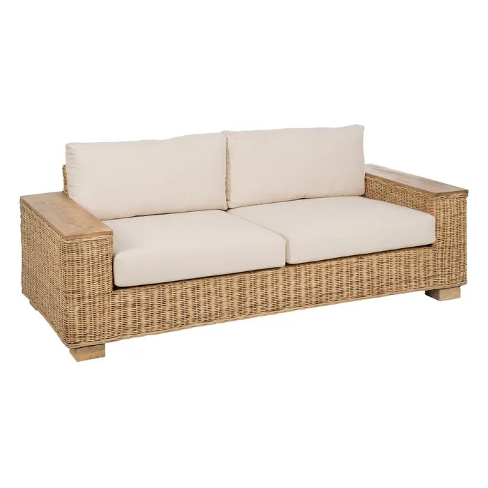 NATURAL FIBER SOFA 198 X 88 X 67 CM