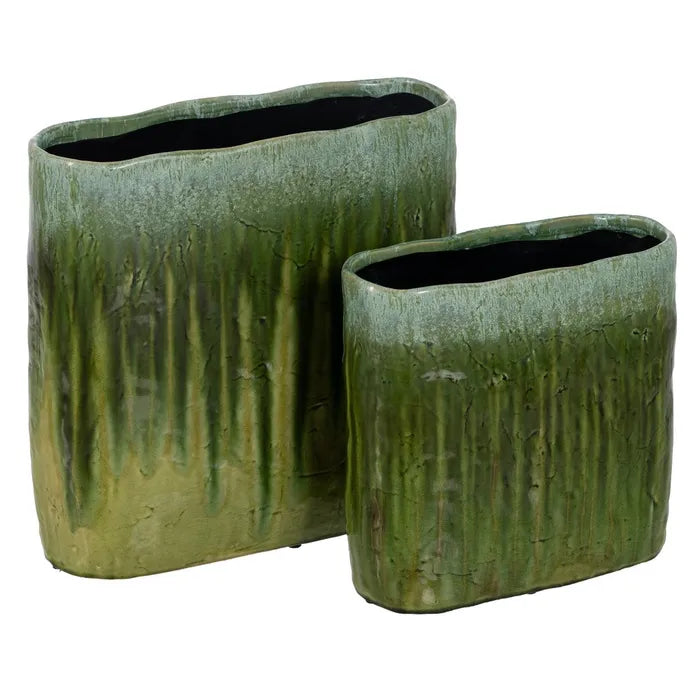 GREEN VASE CERAMICS 32.50 X 15 X 31.50 CM