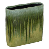 VASE GREEN CERAMIC 43 X 16 X 41,50 CM