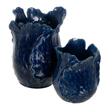 Load image into Gallery viewer, VASE BLUE CERAMIC 17 X 16 X 20 CM