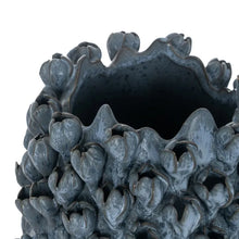 Load image into Gallery viewer, VASE BLUE CERAMIC 22,50 X 22,50 X 38,50 CM