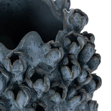 Load image into Gallery viewer, VASE BLUE CERAMIC 22,50 X 22,50 X 38,50 CM