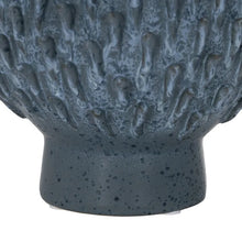 Load image into Gallery viewer, VASE BLUE CERAMIC 22,50 X 22,50 X 38,50 CM