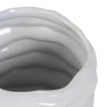 Load image into Gallery viewer, WHITE VASE CERAMICS 18.50 X 18 X 27.50 CM