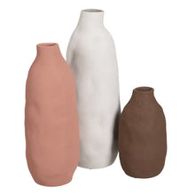 Load image into Gallery viewer, WHITE VASE CERAMICS 24 X 24 X 70 CM